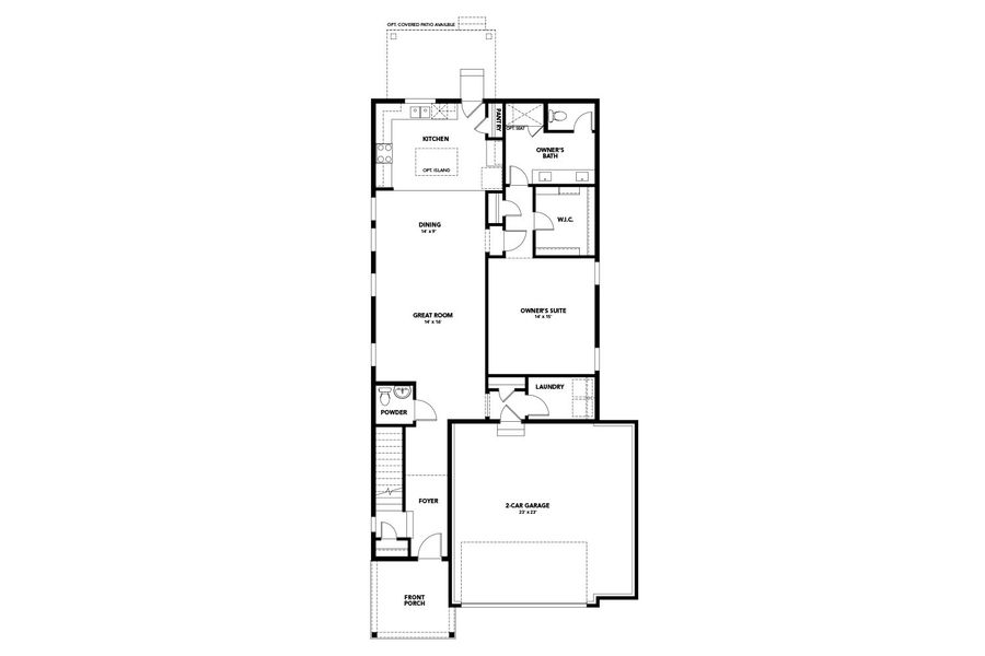 2D floor plan layout of this home in Bloom, Fort Collins, CO (Image 4).