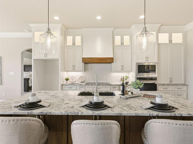 Furnished interior view inside a new home in , Granbury (Image 18).