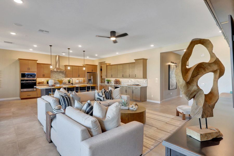Representative furnished interior of a home built from the Lilac by Mattamy Homes in White Tank Vistas, Waddell (Image 20).