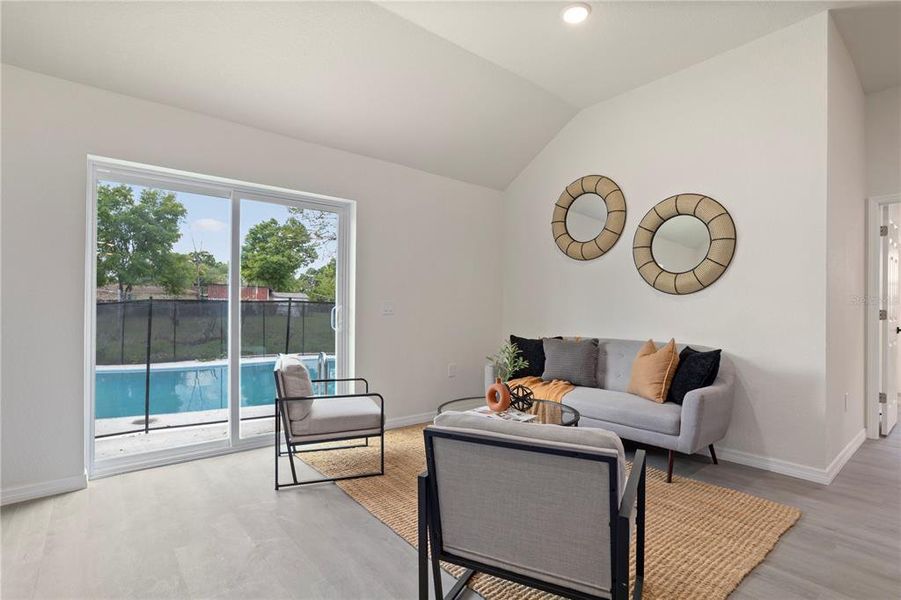 Furnished interior view inside a new home in , Seffner (Image 8).