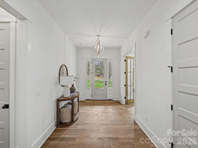 Furnished interior view inside a new home in , Clover (Image 10).