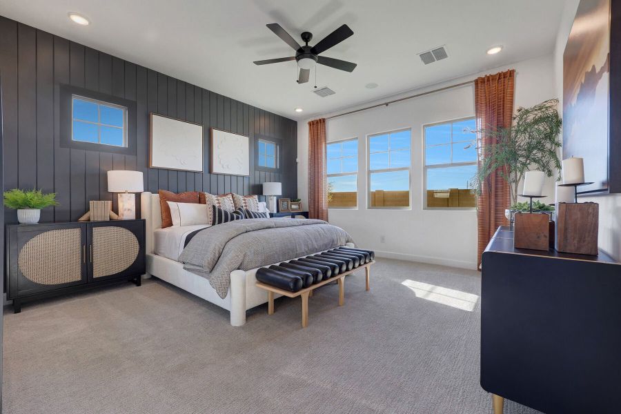 Furnished interior view inside a new home in Landmarke, San Tan Valley (Image 22). Furnished interior view inside a new home in Landmarke, San Tan Valley (Image 22).