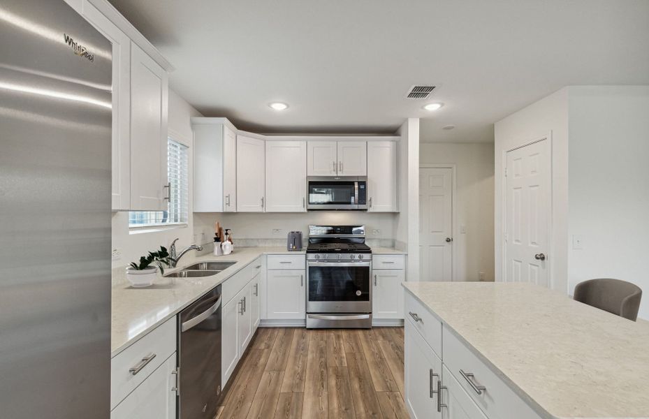 Representative furnished interior of a home built from the Serenada by Centex in Cottonwood Creek, Howe (Image 5).
