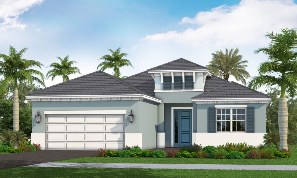 Representative exterior photo of a completed home built from the Harvest 3 by Neal Communities in Grand Park, Sarasota, FL (Image 16).
