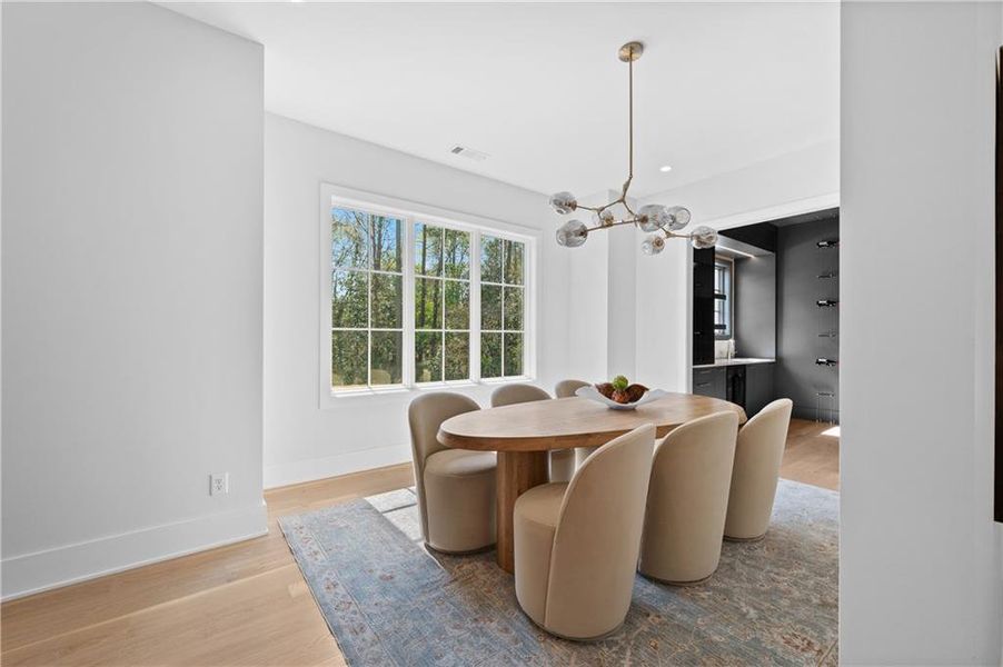Furnished interior view inside a new home in , Roswell (Image 11).