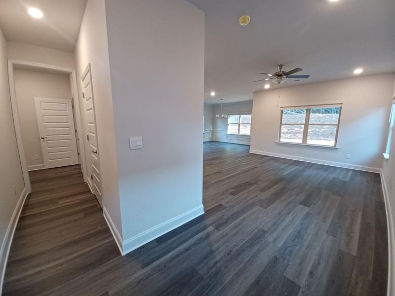 Representative unfurnished interior of a home built from the 2408 by Adams Homes in Rockfish Pointe, Wallace (Image 6).