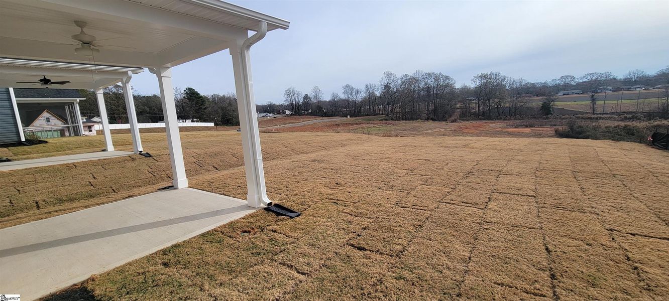 Exterior details and patio area of a home in Halton Oaks, Spartanburg (Image 3).