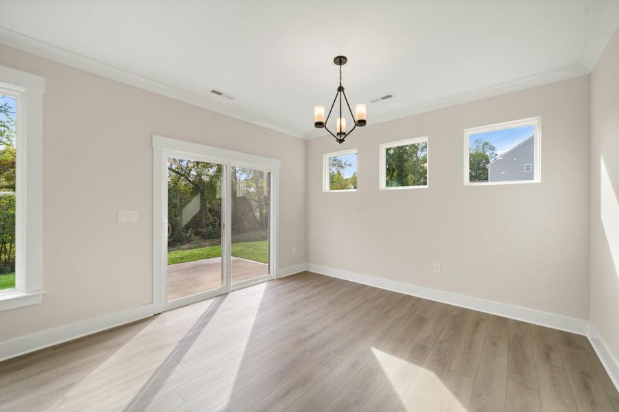 Spacious, unfurnished interior of a new home in Fiddler's Ridge, Advance (Image 29).