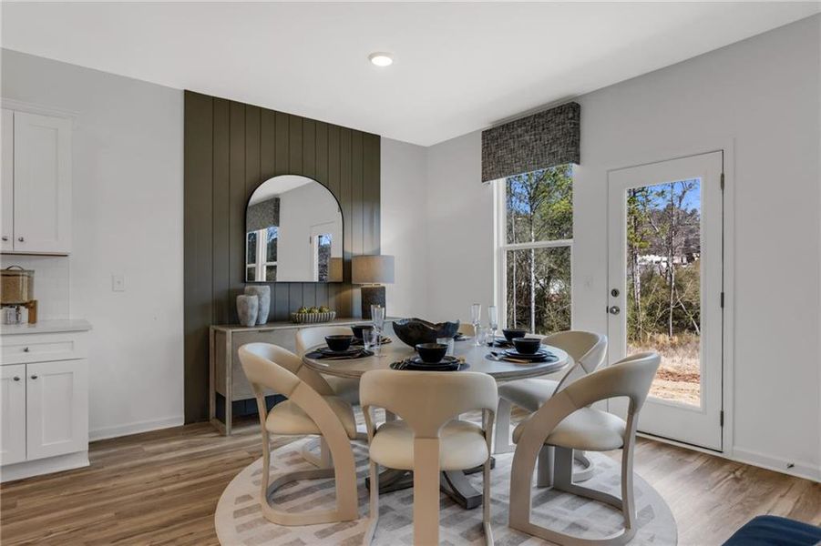 Furnished interior view inside a new home in Three Rivers, Rome (Image 9).