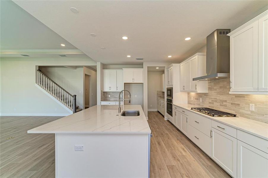 Furnished interior view inside a new home in Pasadena Woods, Wesley Chapel (Image 12).