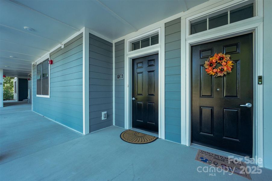 Exterior details and patio area of a home in , Sherrills Ford (Image 15).