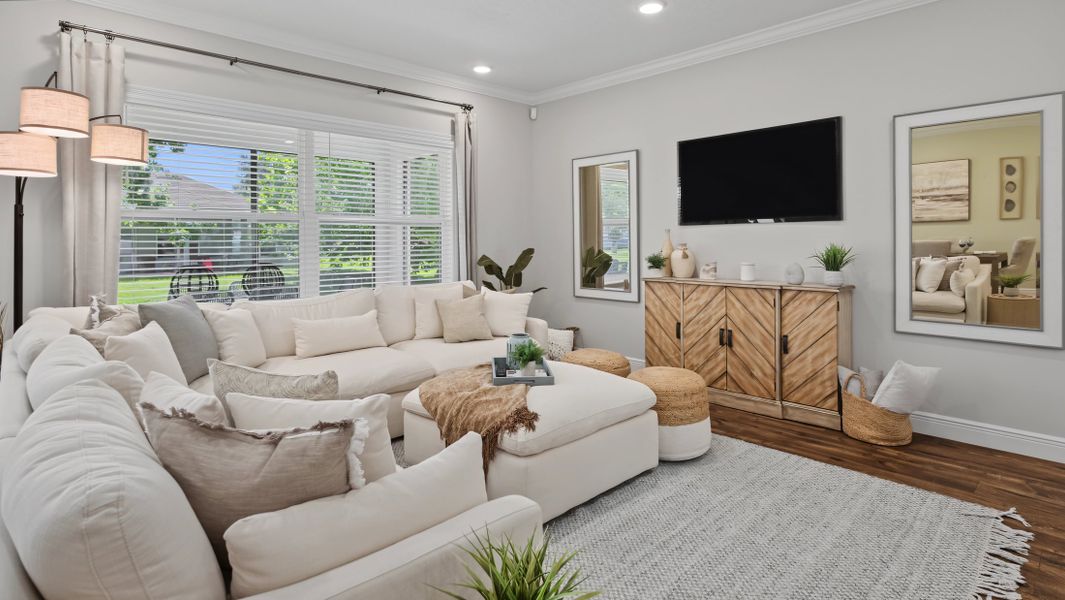 Representative furnished interior of a home built from the Wilmington by Maronda Homes in Eagle Crest, Grant-Valkaria (Image 27). Representative furnished interior of a home built from the Wilmington by Maronda Homes in Eagle Crest, Grant-Valkaria (Image 27).