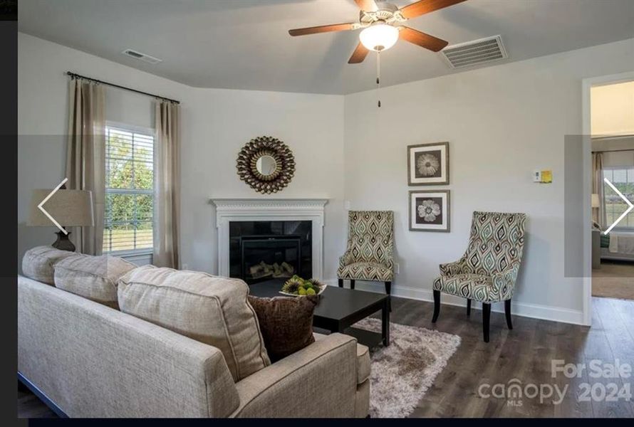 Furnished interior view inside a new home in Thunder Ridge, Dawsonville (Image 6).