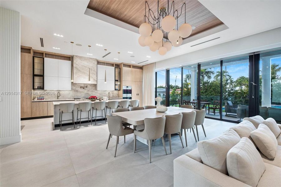 Furnished interior view inside a new home in , Surfside (Image 6).