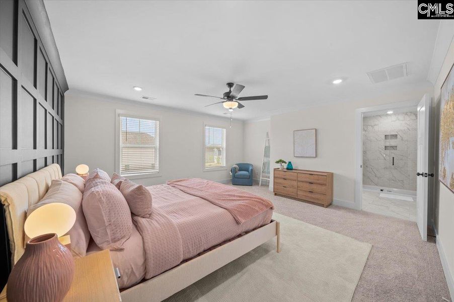 Furnished interior view inside a new home in Blythewood Farms, Blythewood (Image 12). Furnished interior view inside a new home in Blythewood Farms, Blythewood (Image 12).