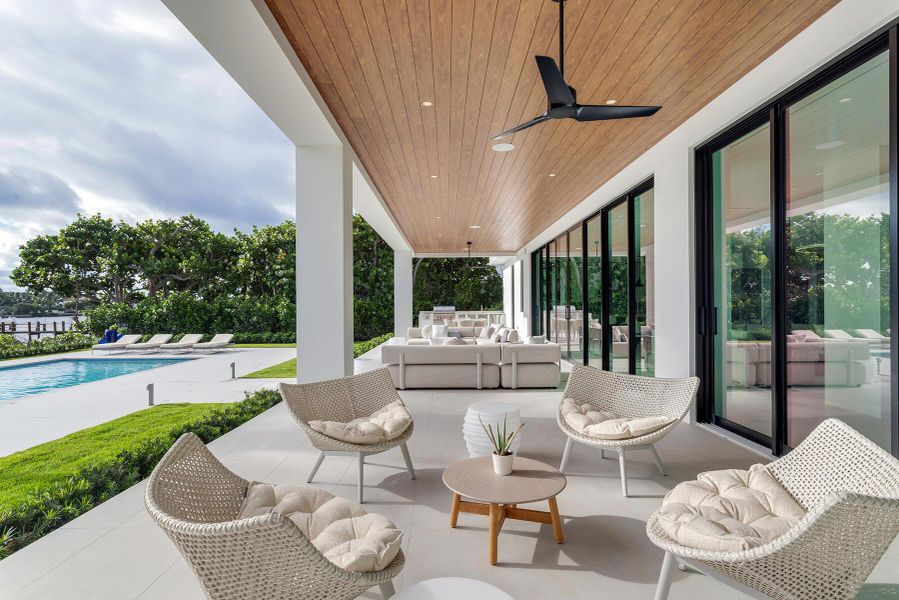 Furnished interior view inside a new home in , Lantana (Image 16).