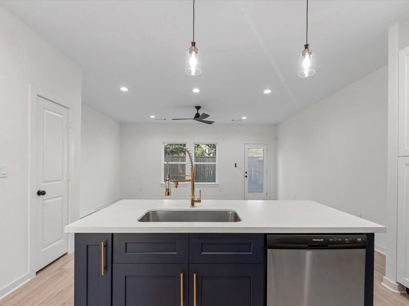 Furnished interior view inside a new home in , Houston (Image 4).