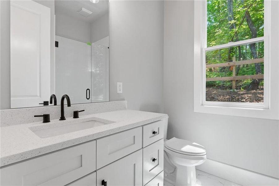 Furnished interior view inside a new home in , Canton (Image 55).
