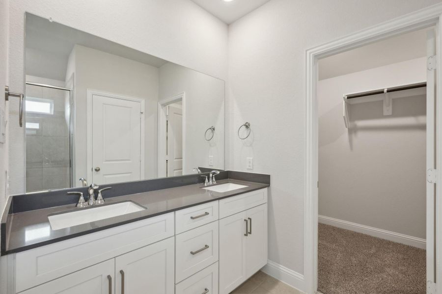 Furnished interior view inside a new home in Saint Tropez, Houston (Image 7). Furnished interior view inside a new home in Saint Tropez, Houston (Image 7).