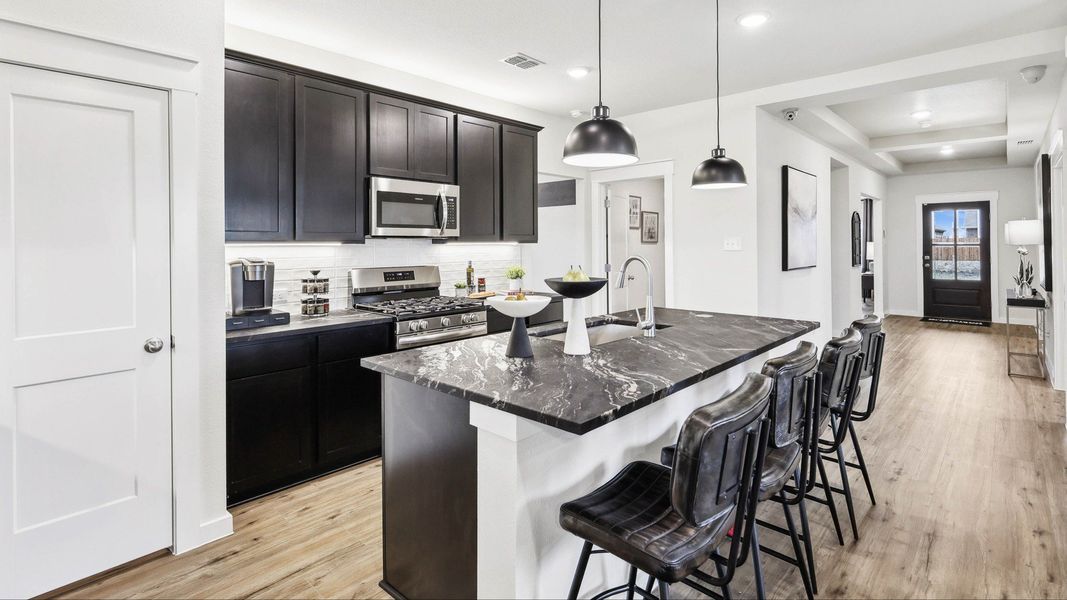 Representative furnished interior of a home built from the Paramount by DRB Homes in Morningside, Josephine (Image 10).