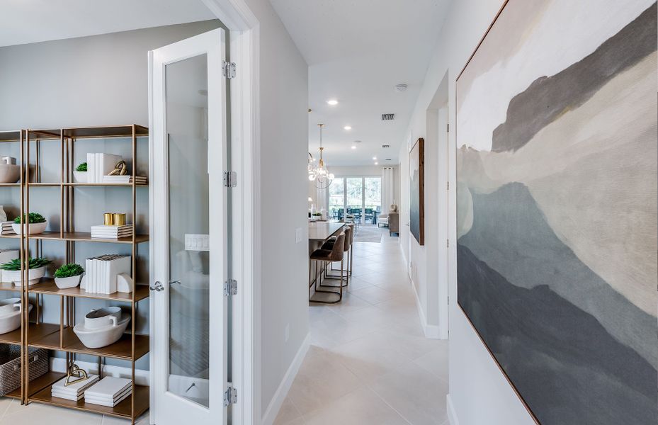Furnished interior view inside a new home in Arbor Oaks, North Port (Image 6).