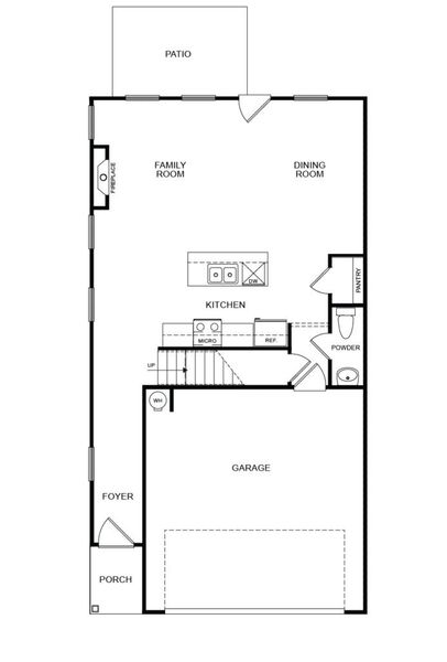 2D floor plan layout for the The Lenox II by Direct Residential Communities in Creekside Village Phase II, Lithonia, GA (Image 3). 2D floor plan layout for the The Lenox II by Direct Residential Communities in Creekside Village Phase II, Lithonia, GA (Image 3).