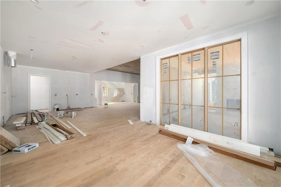 In-progress construction of a new home in , Milton, GA (Image 38).