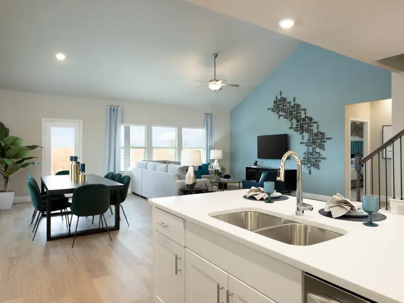 Furnished interior view inside a new home in Stella Hills, Denton (Image 4).