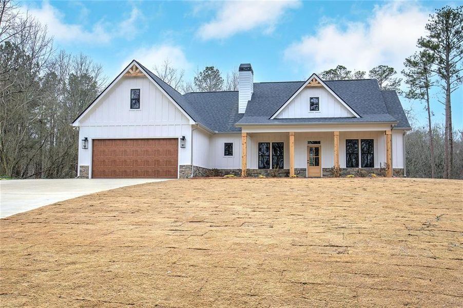 Front exterior of a new home in , Rockmart, GA, highlighting curb appeal (Image 18). Front exterior of a new home in , Rockmart, GA, highlighting curb appeal (Image 18).