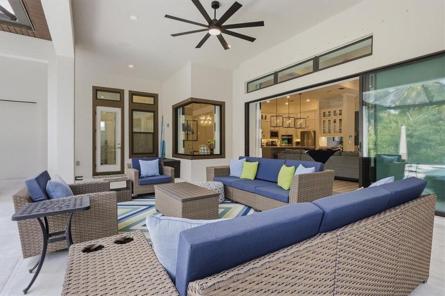 Furnished interior view inside a new home in , Sarasota (Image 38).