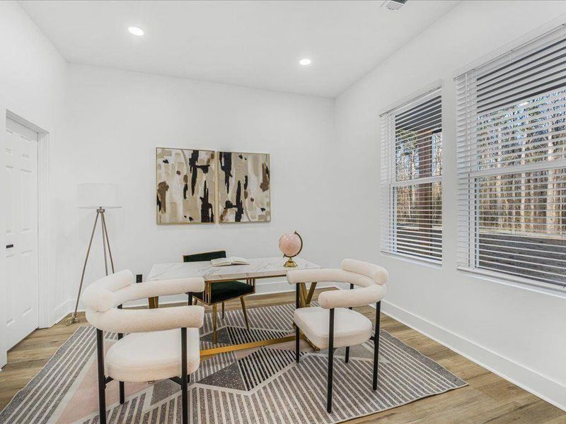 Furnished interior view inside a new home in , Dallas (Image 6). Furnished interior view inside a new home in , Dallas (Image 6).