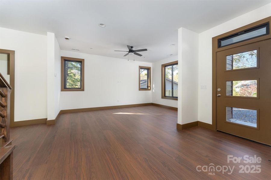 Spacious, unfurnished interior of a new home in , Asheville (Image 13). Spacious, unfurnished interior of a new home in , Asheville (Image 13).