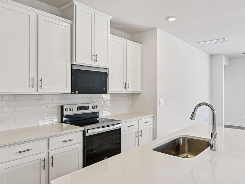 Furnished interior view inside a new home in Trivium Meadows, Newton (Image 5).