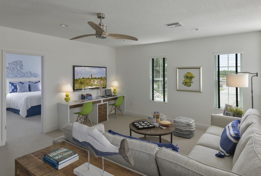 Representative furnished interior of a home built from the Heritage 2 by Neal Communities in Canoe Creek, Parrish (Image 18).