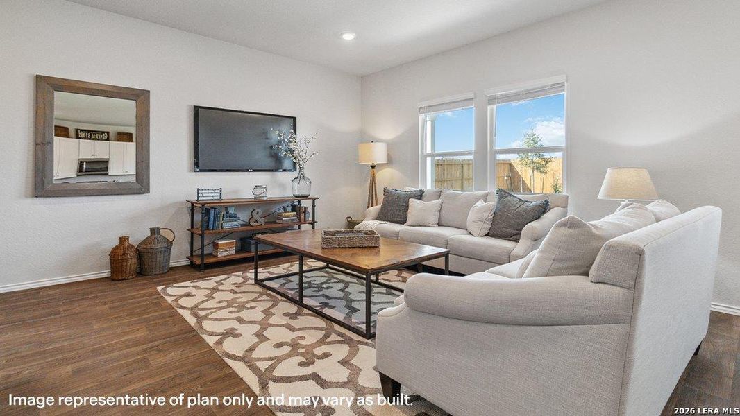 Furnished interior view inside a new home in Veranda, San Antonio (Image 33). Furnished interior view inside a new home in Veranda, San Antonio (Image 33).