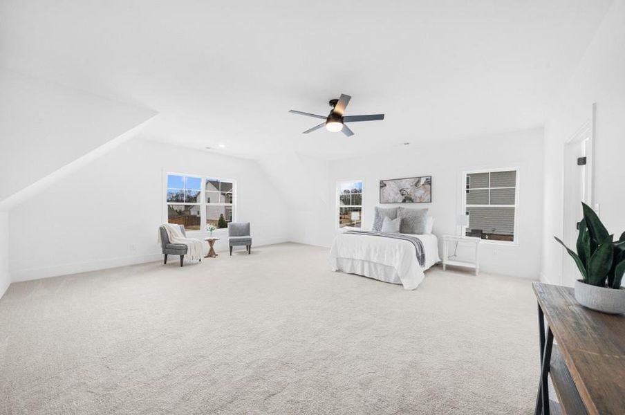 Furnished interior view inside a new home in , Canton (Image 40).