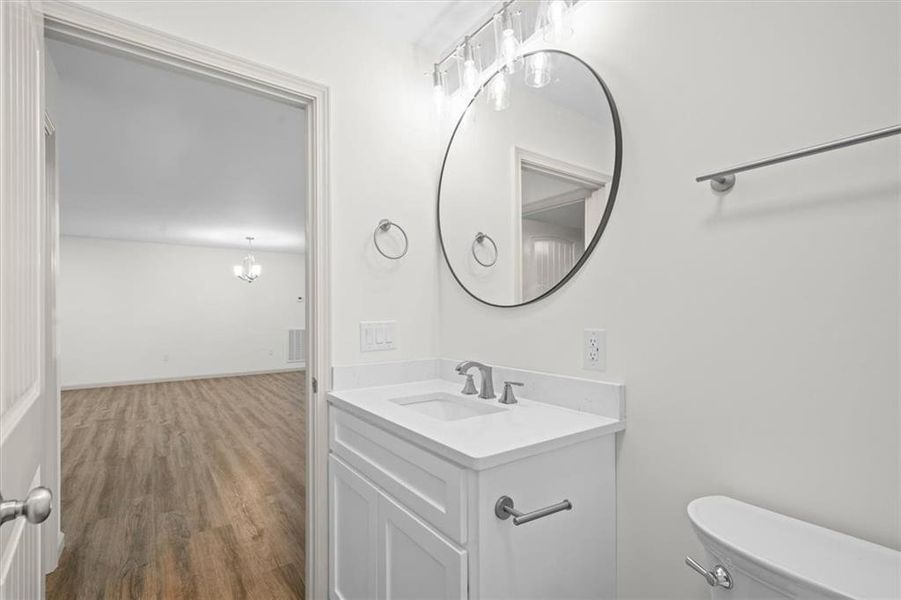 Furnished interior view inside a new home in , Dalton (Image 11).