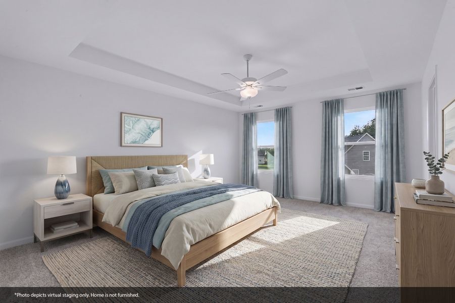 Furnished interior view inside a new home in Garden Grove, Conway (Image 9).