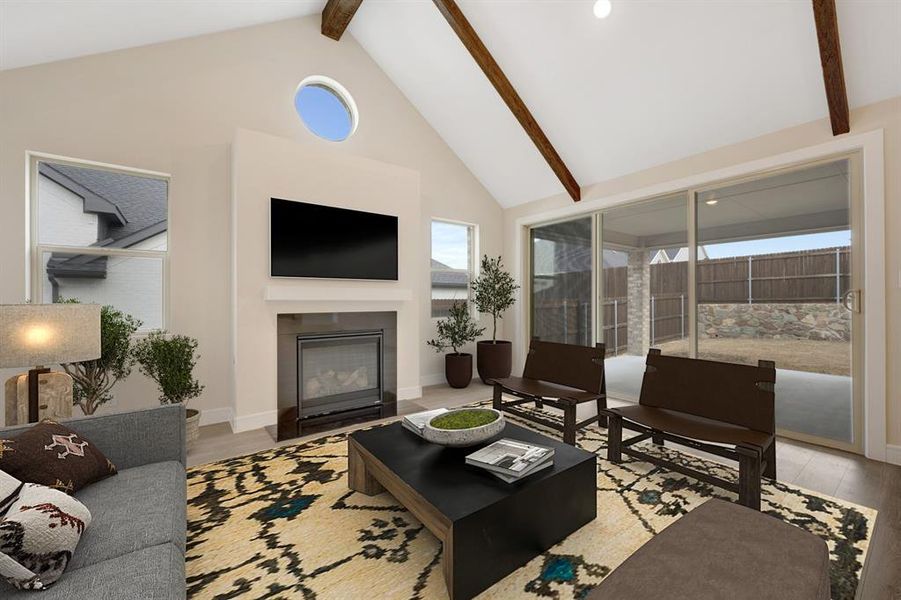 Furnished interior view inside a new home in Elevon, Lavon (Image 7).