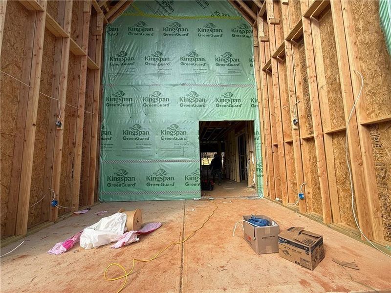 In-progress construction of a new home in , Lawrenceville, GA (Image 28).