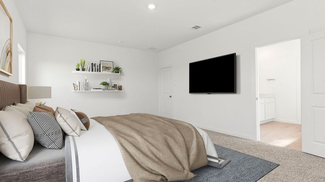 Representative furnished interior of a home built from the Ozark by D.R. Horton in Tamarron, Brookshire (Image 16).