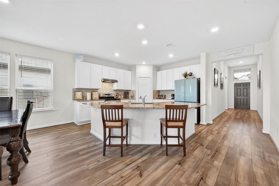 Island offers additional seating