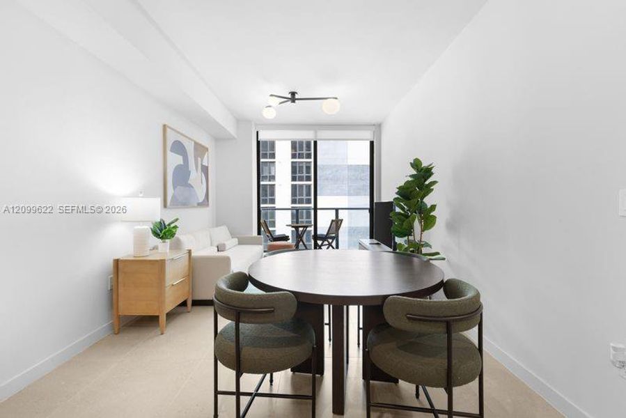 Furnished interior view inside a new home in , Miami (Image 11). Furnished interior view inside a new home in , Miami (Image 11).