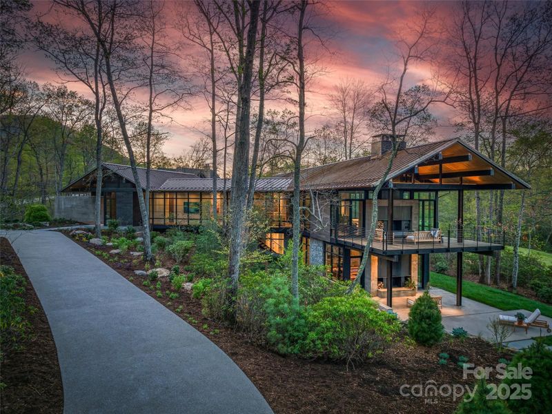 Front exterior of a new home in , Arden, NC, highlighting curb appeal (Image 2).