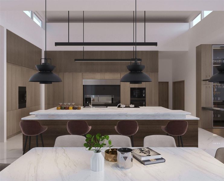 Furnished interior view inside a new home in , Southwest Ranches (Image 14). Furnished interior view inside a new home in , Southwest Ranches (Image 14).