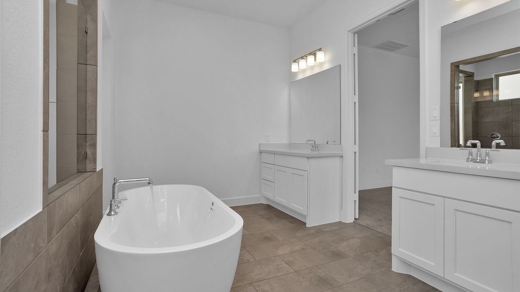 Representative furnished interior of a home built from the 2263W by Perry Homes in Veramendi, New Braunfels (Image 7).