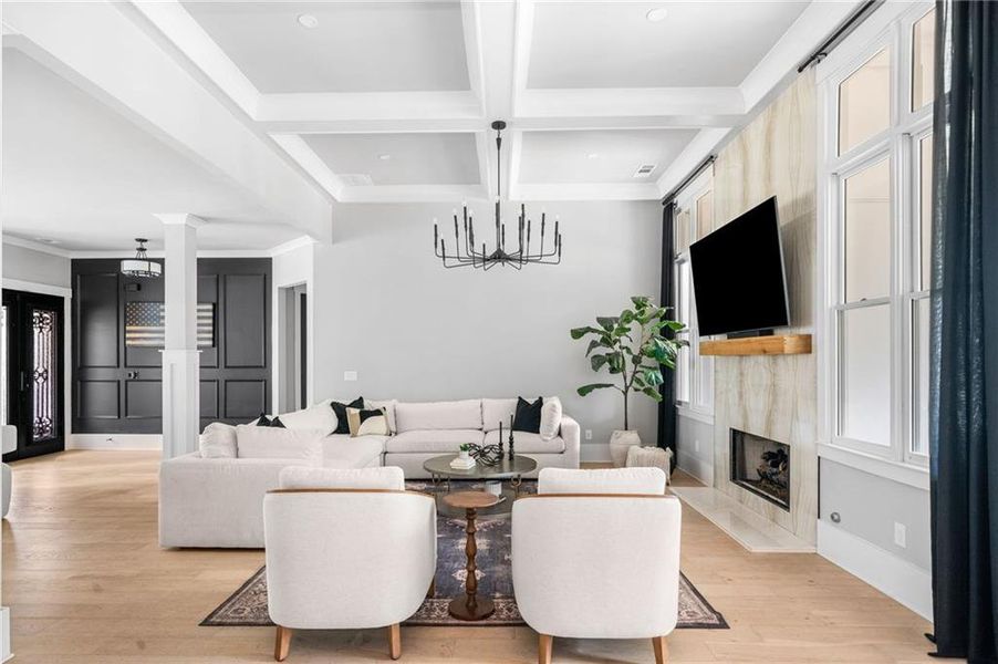 Furnished interior view inside a new home in , Bethlehem (Image 9).