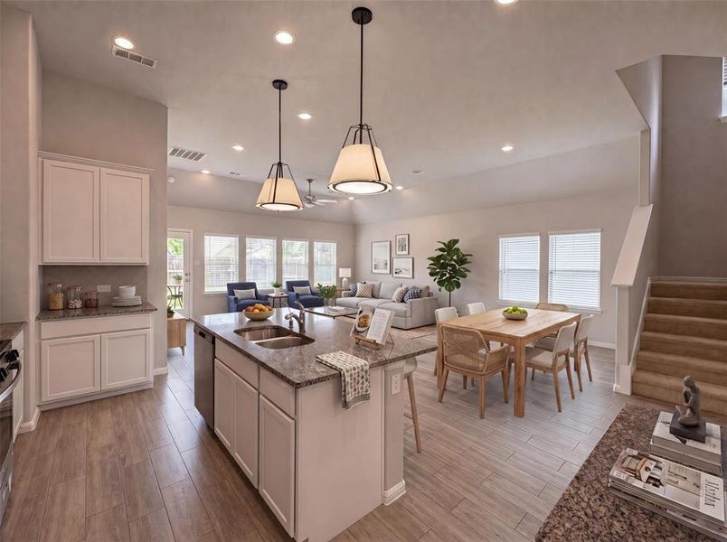 Furnished interior view inside a new home in Sagebrook, Denton (Image 5).