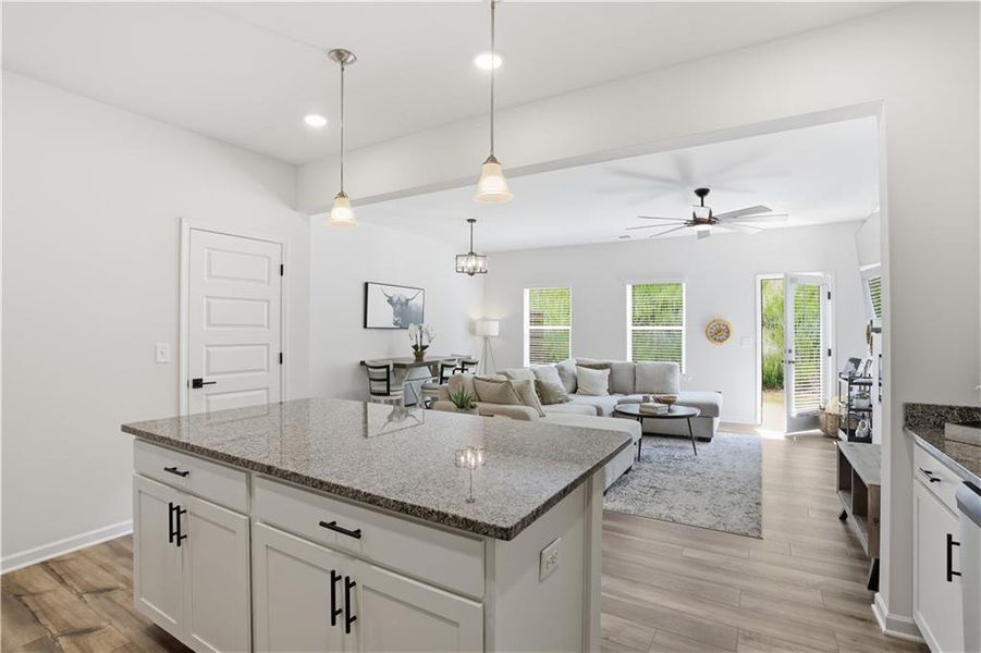 Furnished interior view inside a new home in , Cartersville (Image 15).