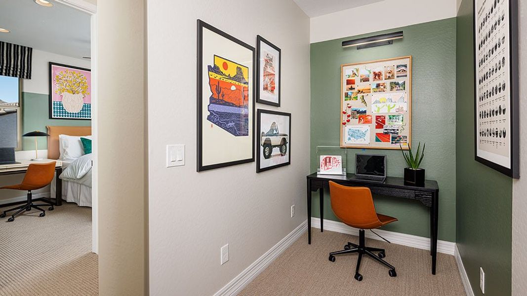 Furnished interior view inside a new home in Ladera Trails, Queen Creek (Image 19).